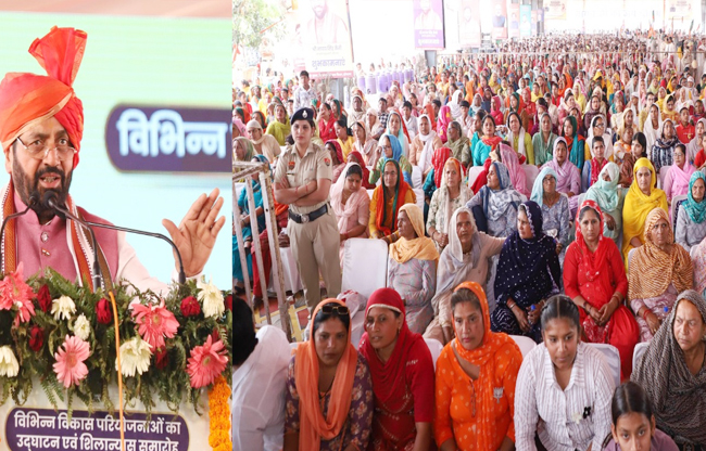 CM Nayab Singh Saini Chief Minister inaugurated and laid the foundation stone of development projects worth Rs 113 crore