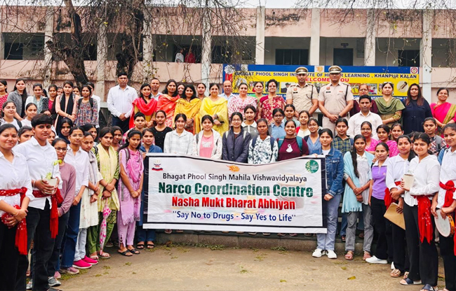 Sonipat: Stay drug-free, make your life successful and safe: Deputy Commissioner of Police Kadian