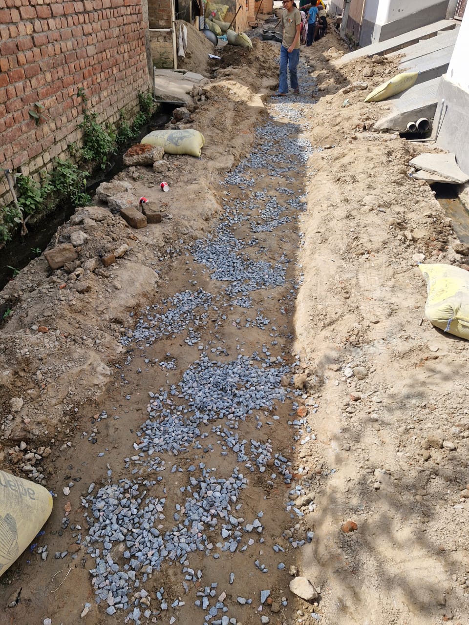 Sonepat: Negligence in street construction after burying drinking water pipeline