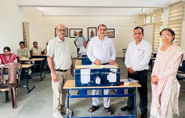 Sonepat: 442 talents appeared for the examination for the Sports School Rai.