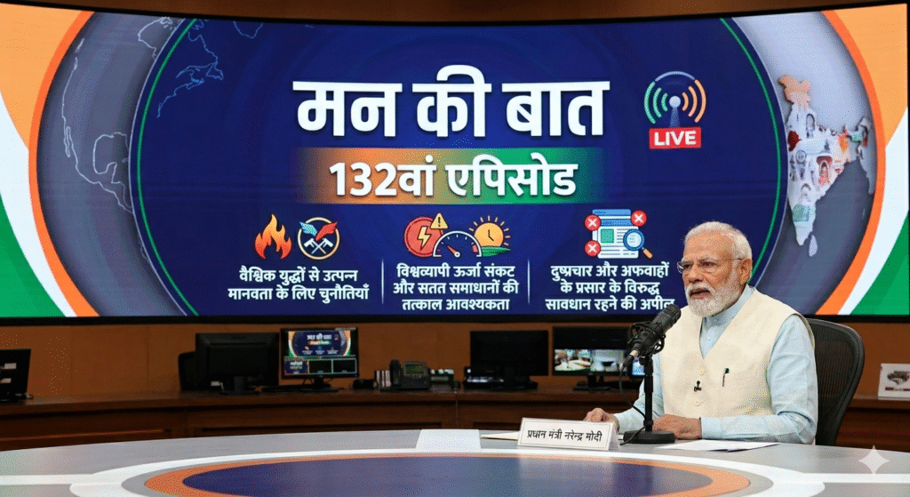 PM Modi's message in 'Mann Ki Baat' Appeal to be cautious about global war, energy crisis and rumours