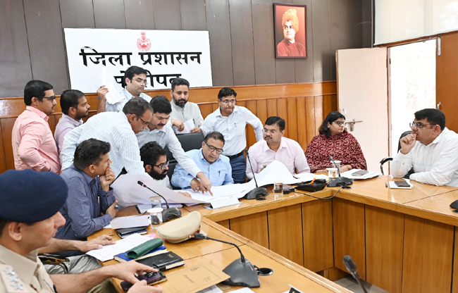 Sonipat: Administration becomes active regarding preparations before the Prime Minister's visit.