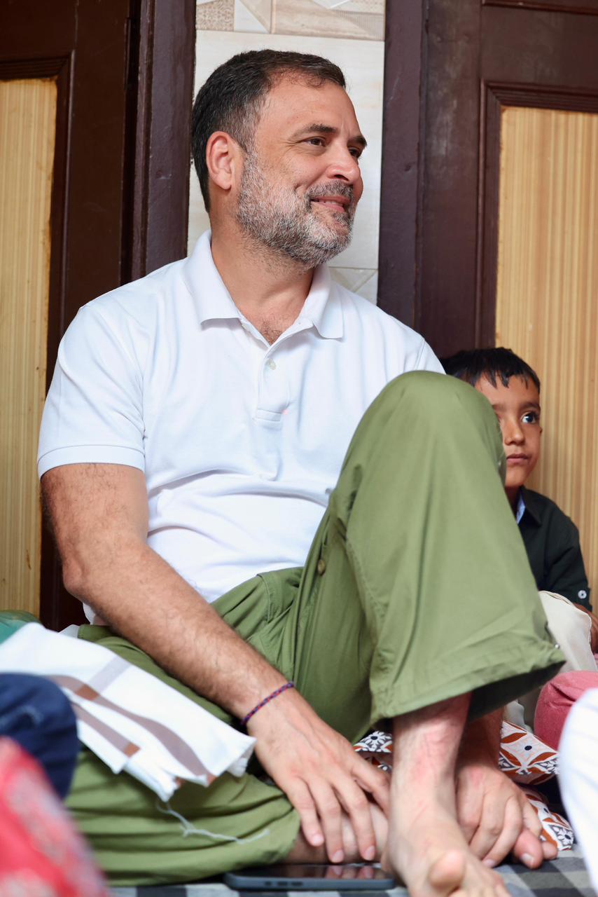 Rahul Gandhi visits farmer's home: Simplicity and warmth evident at Medina village wedding