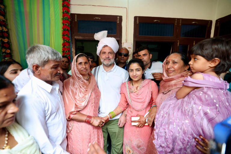 Rahul Gandhi visits farmer's home: Simplicity and warmth evident at Medina village wedding