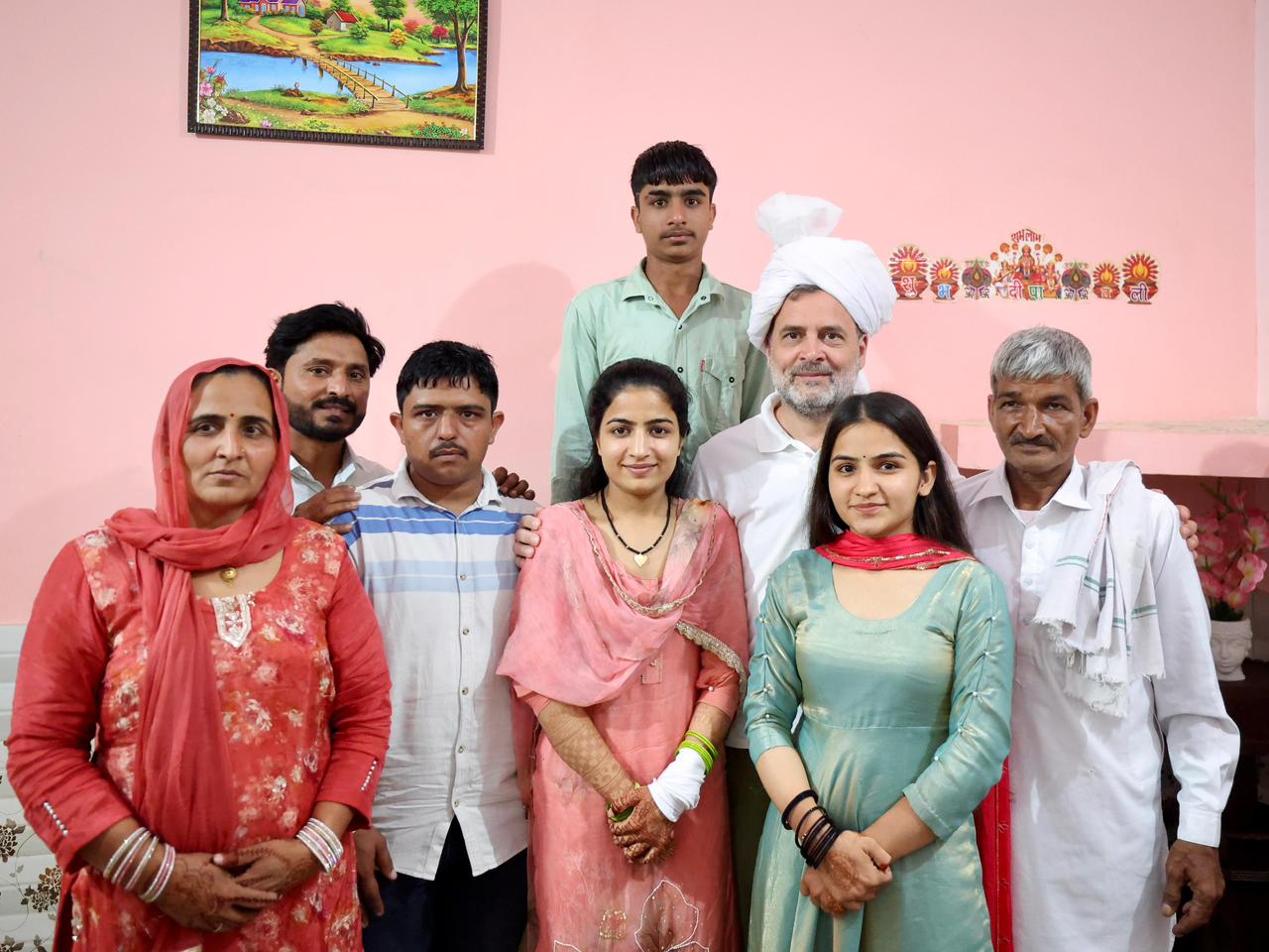Rahul Gandhi visits farmer's home: Simplicity and warmth evident at Medina village wedding