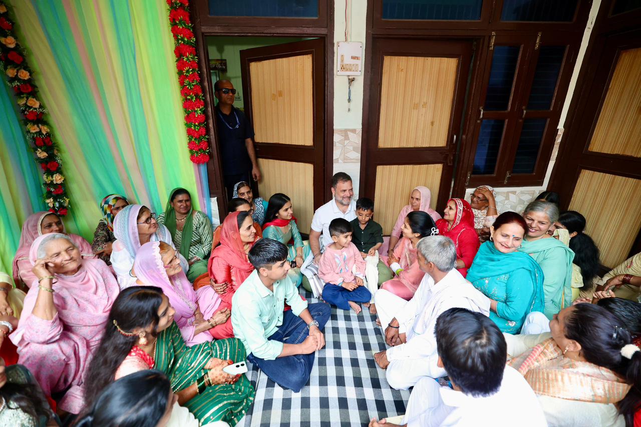 Rahul Gandhi visits farmer's home: Simplicity and warmth evident at Medina village wedding