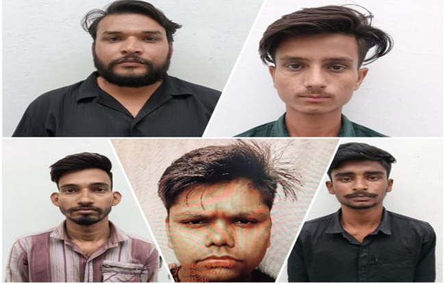 Sonepat Cyber ​​fraud for business greed, five accused arrested from Rajasthan