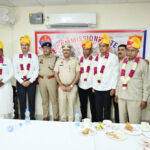 Emotional farewell ceremony for six Sonipat police personnel