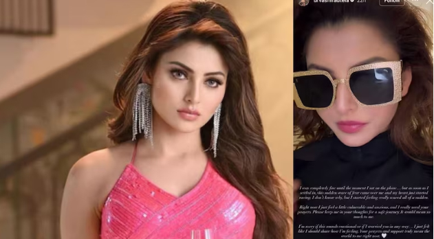 Actress Urvashi Rautela: Urvashi Rautela returned to India from Kuwait amid Middle East tensions, became emotional on the flight due to fear