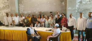 206 patients examined in mega health camp, 10 donated blood