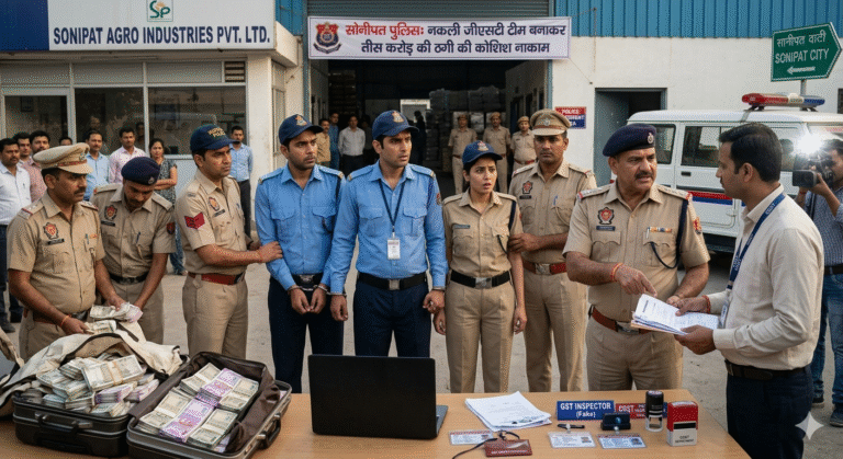 Attempt to defraud Rs 30 crore by creating fake GST team