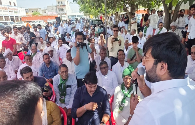 INLD has taken up the responsibility of protecting the interests of farmers MLA Arjun Chautala