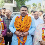 MLA Nikhil and former Mayor Rajiv Jain inaugurated the development works.