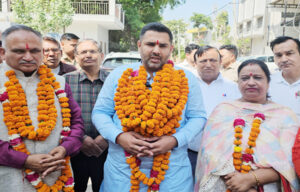 MLA Nikhil and former Mayor Rajiv Jain inaugurated the development works.