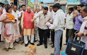 MLA inaugurated development works worth crores in Sonipat