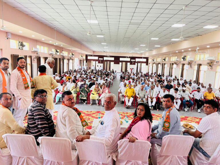 Meeting of BJP workers concluded in Baroda constituency