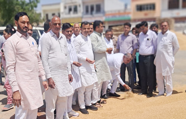 Paid homage on Ambedkar Jayanti, conducted surprise inspection of Gohana Mandi