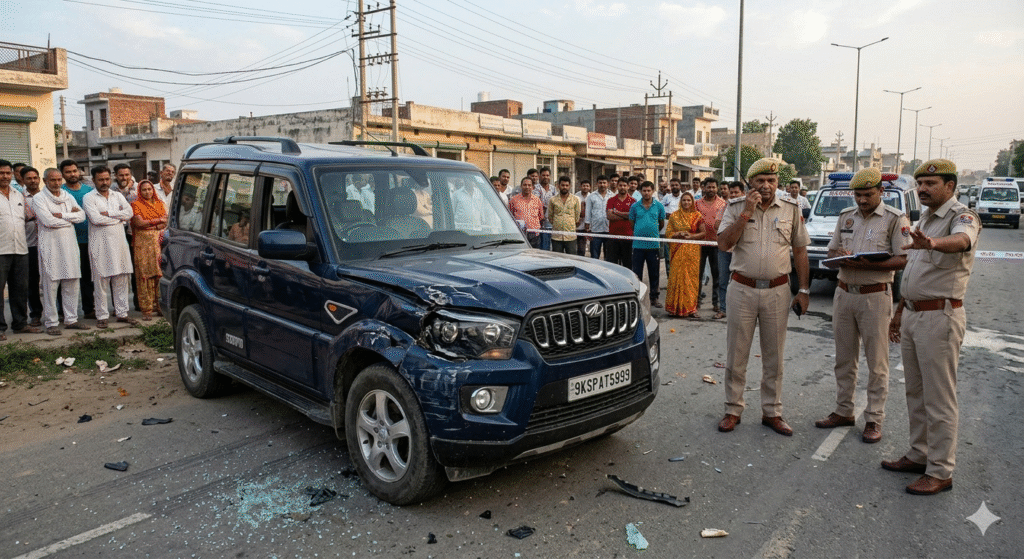 Sonepat Woman killed after being hit by a speeding Scorpio