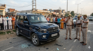 Sonepat Woman killed after being hit by a speeding Scorpio