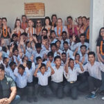 Sonipat Belgian students share happiness with deaf children
