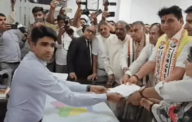 Sonipat: Congress candidate Kamal Dewan files mayoral nomination