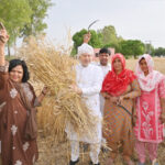 Sonipat Dr. Arvind Sharma reached Mandasa Mar farm, did Lamani with his wife