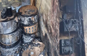 Sonipat Fire breaks out at a dona plate factory in Nayabans, causing loss of lakhs