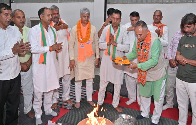 Sonipat Inaugurated 175 development works in nine months tenure Rajiv Jain