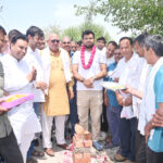 Sonipat MLA starts construction work of Bayan-Garhi Kesari-Badi road