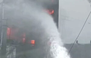 Sonipat Massive fire breaks out at cooler factory in Rai Industrial Area