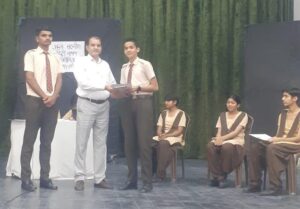 Students excelled in the inter-house declamation contest.