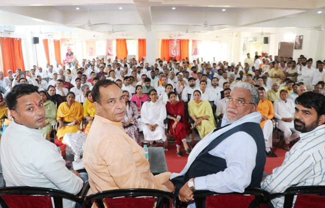 Take a pledge to make the lotus flower win in the Sonipat civic elections Baroli