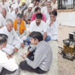 Bhaloth Branch Canal paving halted in Sonipat, farmers stage protest