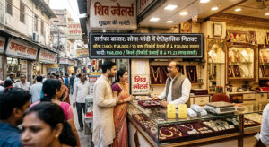 Big fall in gold and silver: Gold became cheaper by 20 thousand from record high, silver fell by Rs 1.23 lakh.