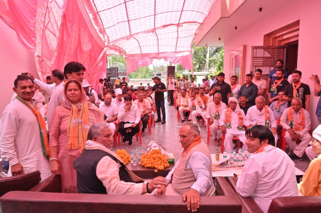 CM Nayab Saini's election call in Sonipat today BJP intensifies public relations campaign in wards