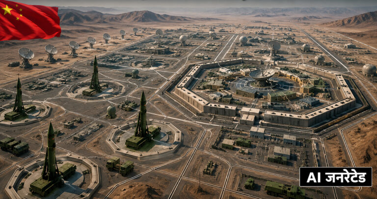 China is preparing to make its nuclear power impenetrable, building a massive missile and military network in the desert.