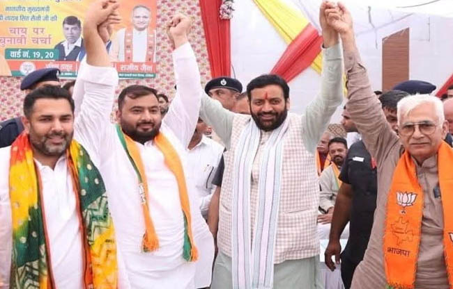 Former deputy mayor and others left Congress and joined BJP in Sonipat