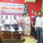 Blood donation with PTM: 60 units of blood donated at Prayas International School, a unique campaign for human service