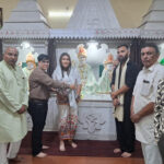 Sindhi newlyweds leave their honeymoon to embark on a pilgrimage to the 12 Jyotirlingas, receive a grand welcome in Mathura