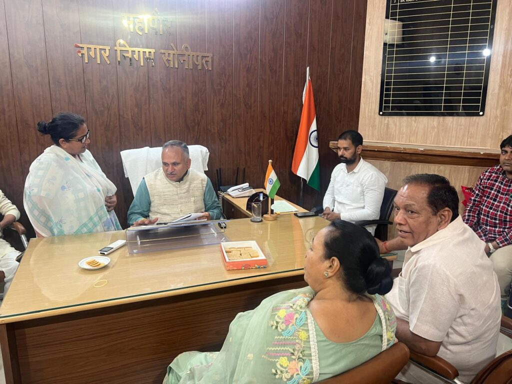 Sonepat: Mayor Rajiv Jain in action mode as soon as he assumed charge, public hearing to be held daily