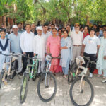 Sonipat Bicycles presented to meritorious students in Khubadu school