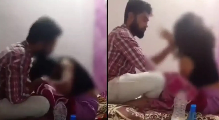 Air Force officer's wife alleges rape, blackmail, and forced conversion; two arrested.