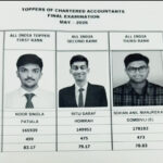 CA Final Exam Results Declared: Noor Singla Secures All-India Rank 1 with 83.17% Marks
