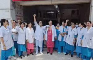 Sonepat: Nursing staff infuriated by Renu Bhatia's statement, protests erupt across the state