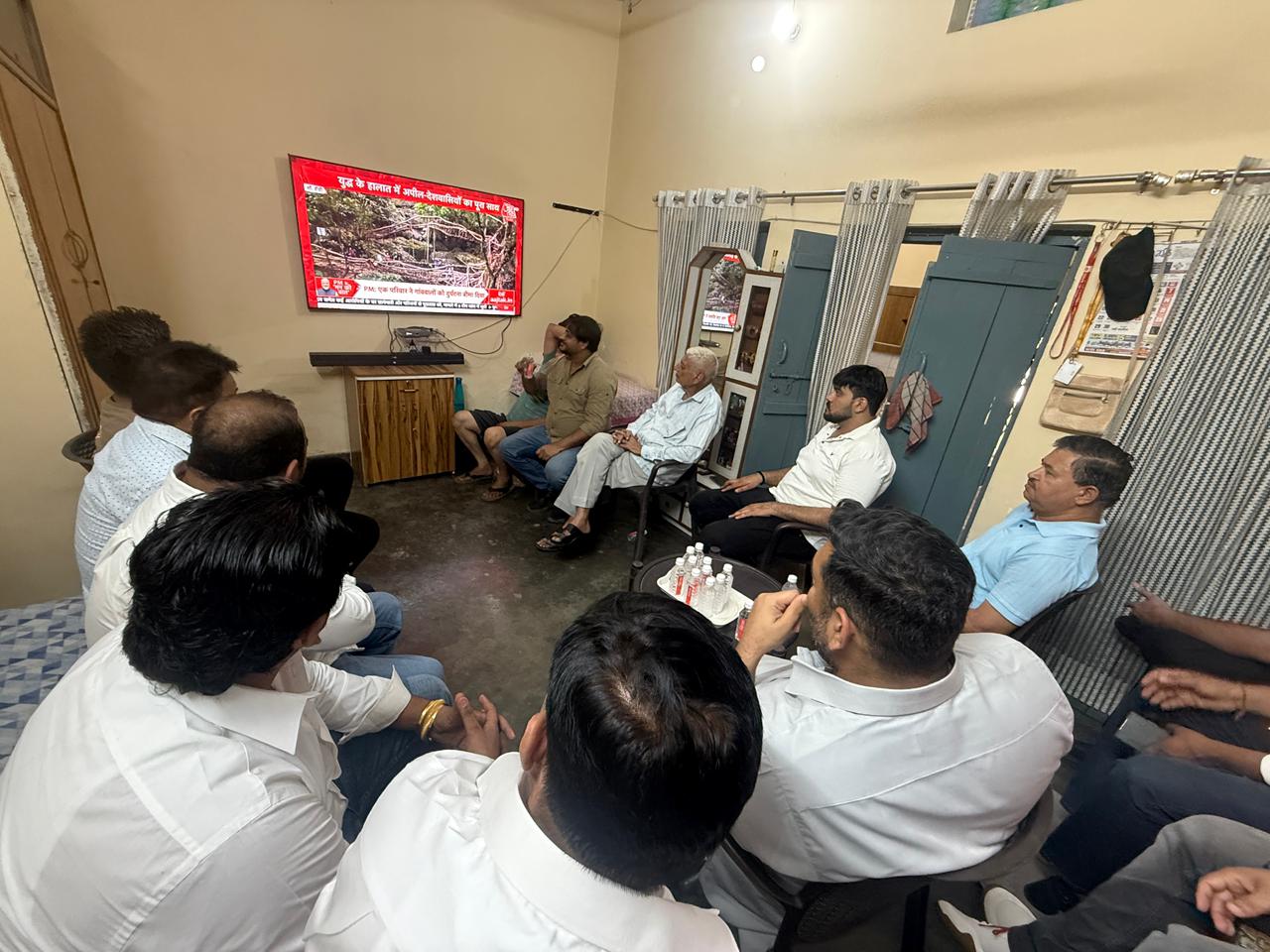 MLA Nikhil Madan listened to ‘Mann Ki Baat’ and also participated in Kabir Jayanti and the polio campaign.