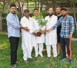 Sonepat: Message of environmental protection given by planting a tree on birthday