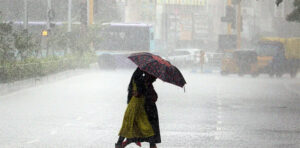 Monsoon arrives in Mumbai with a 12-day delay; heavy rains lash several states while the heatwave continues elsewhere.