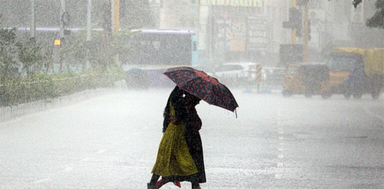 Monsoon arrives in Mumbai with a 12-day delay; heavy rains lash several states while the heatwave continues elsewhere.