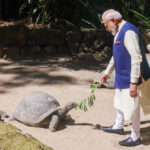 Prime Minister Modi arrives in Seychelles; will be the chief guest at the National Day celebrations.