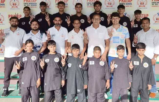 Sonipat 14 players depart for the National Pencak Silat Championship.